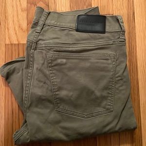 Jcrew Traveler Pants - Olive 33x32